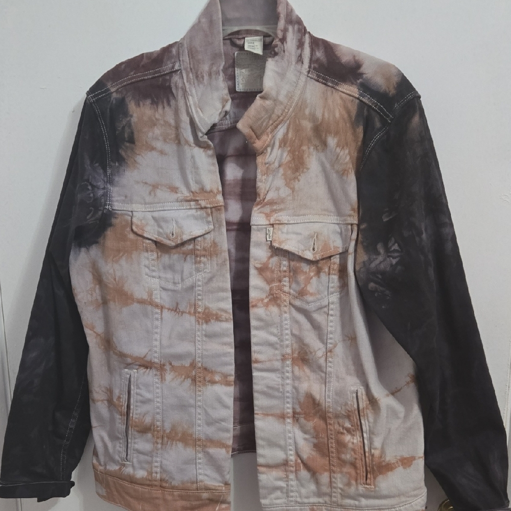Signature by Levi Strauss Men's Multicolor Tie-Dye Jacket
